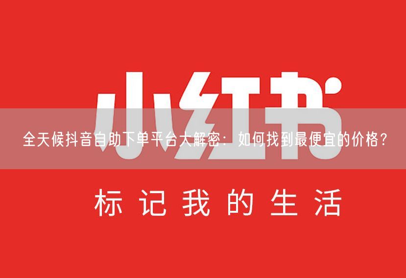全天候抖音自助下单平台大解密：如何找到最便宜的价格？